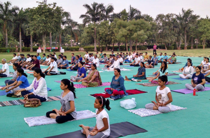 International Yoga Day 2015 @ Bodakdev Auda Garden