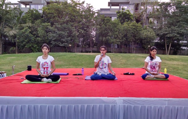 International Yoga Day 2015 @ Bodakdev Auda Garden